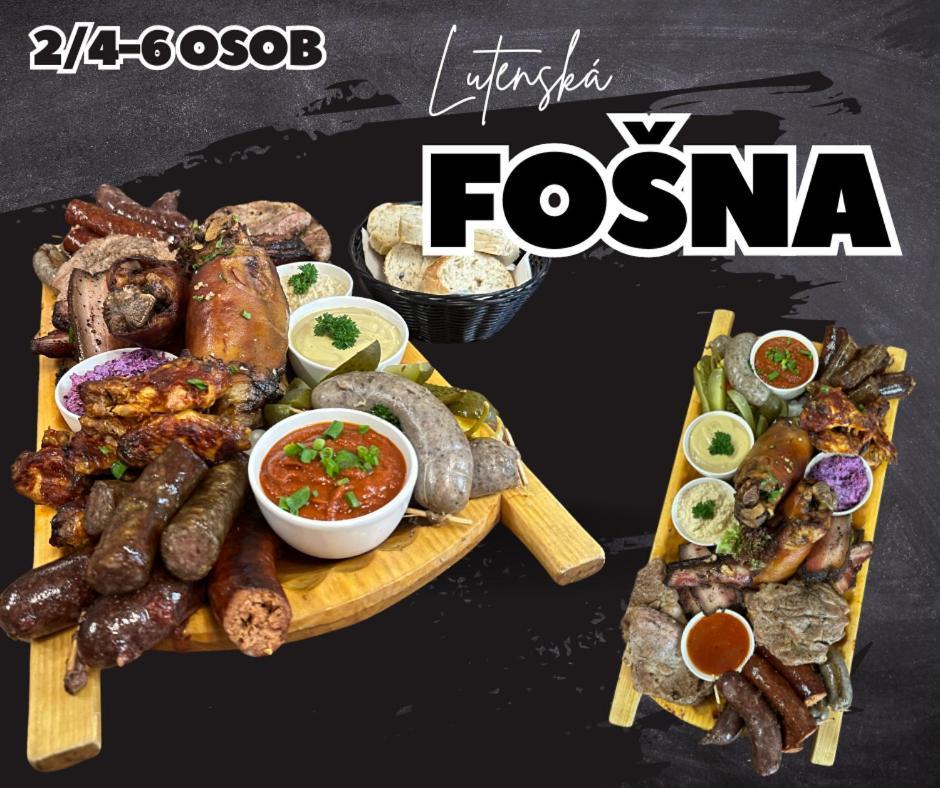 Restaurace A Penzion Lutena Dolni Lutyne Ngoại thất bức ảnh