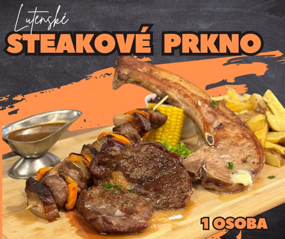 Restaurace A Penzion Lutena Dolni Lutyne Ngoại thất bức ảnh
